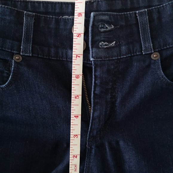 Second Yoga Jeans Indigo Straight Leg Skinny Jeans - Picture 8 of 8